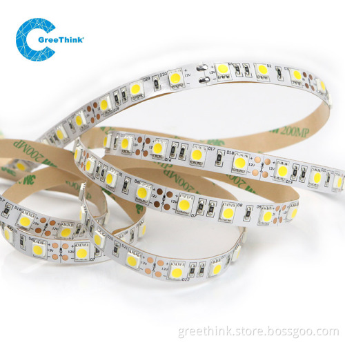 high brightness 12v 14.4W 3000k warm white led strip